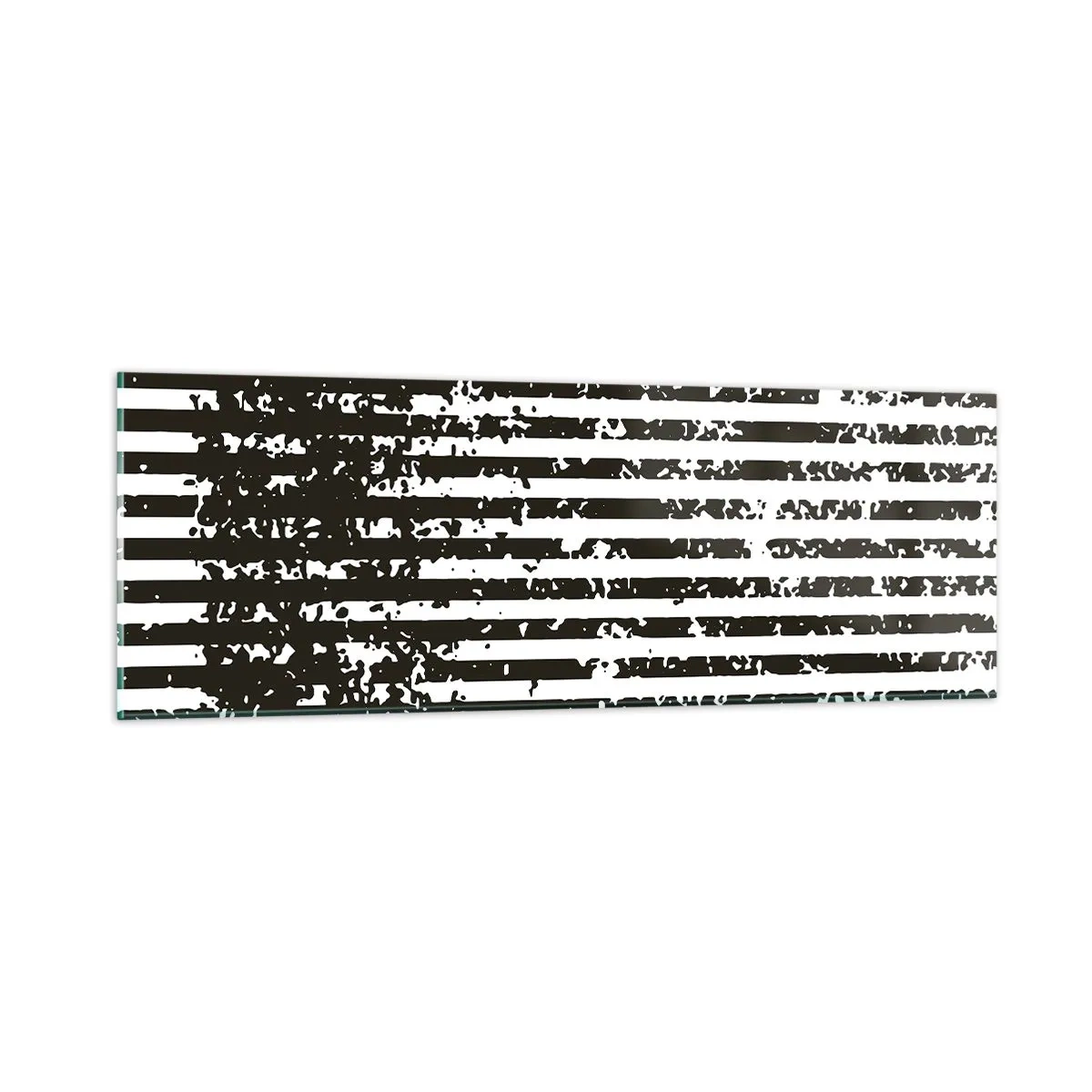 Tablou pe sticlă - Ritm și zgomot - 90x30 cm