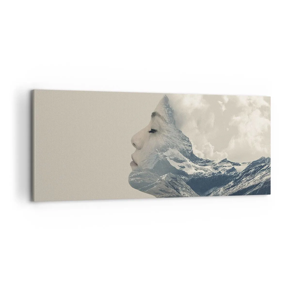 Tablou pe pânză - Frumusețea elementelor - 120x50 cm