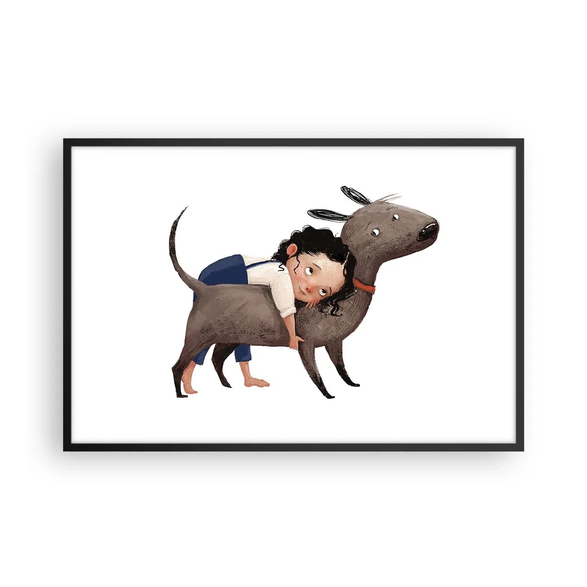 Poster în ramă neagră - Cei mai buni prieteni - 91x61 cm