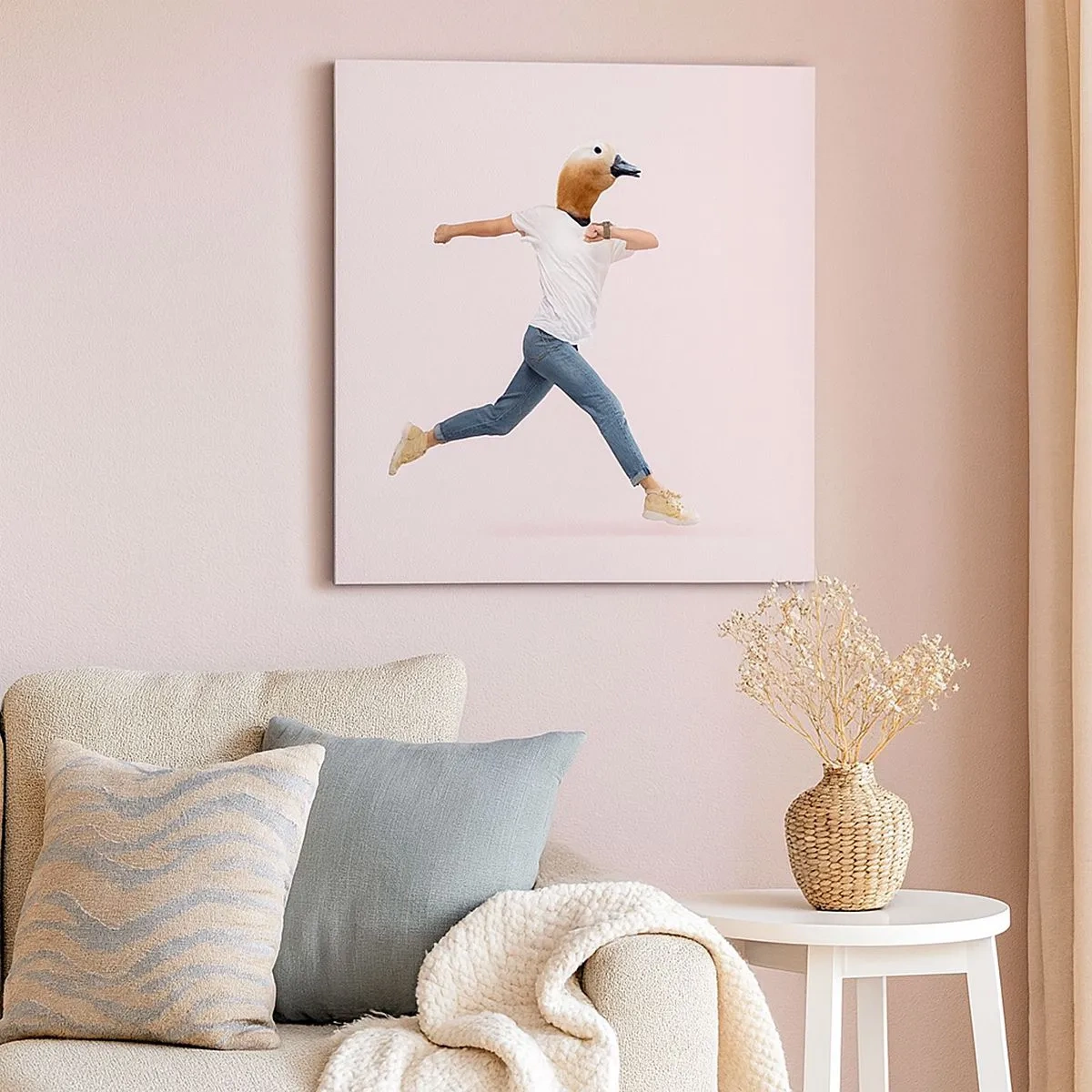 Tablou pe pânză - Un strop de absurditate - 30x30 cm