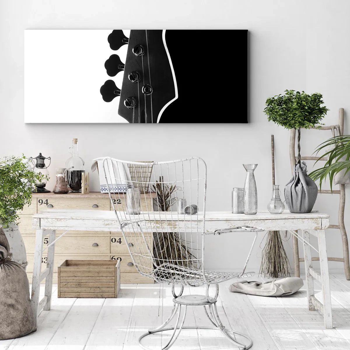 Tablou pe pânză - Tăcere de rock  - 140x50 cm