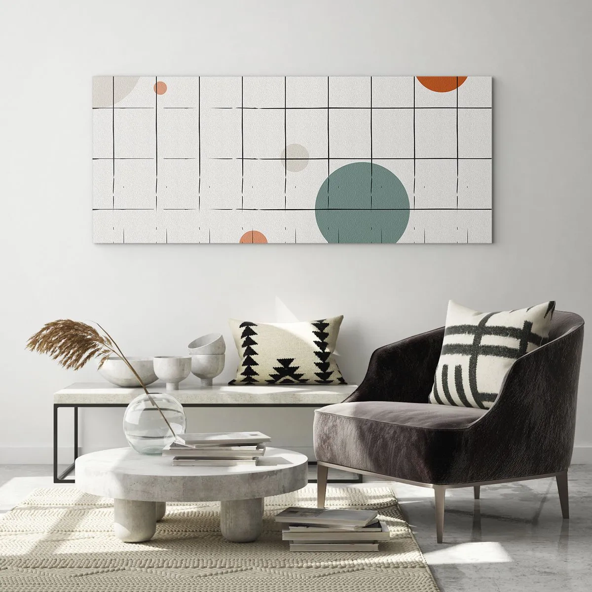 Tablou pe sticlă - În capcană. Noi sau ele? - 140x50 cm