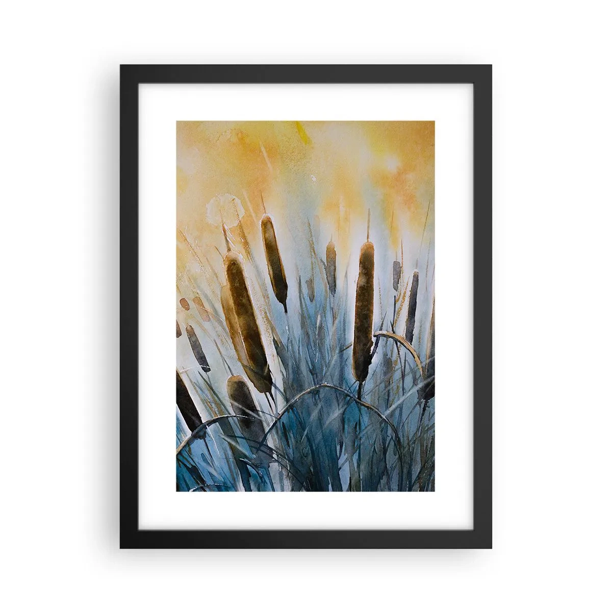 Poster în ramă neagră - Răcoarea apei, căldura soarelui - 30x40 cm