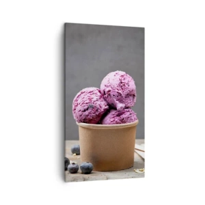 Tablou pe pânză - Dulce și rece - 45x80 cm