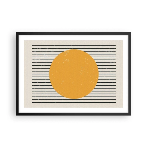 Poster în ramă neagră - Puterea simplității - 70x50 cm