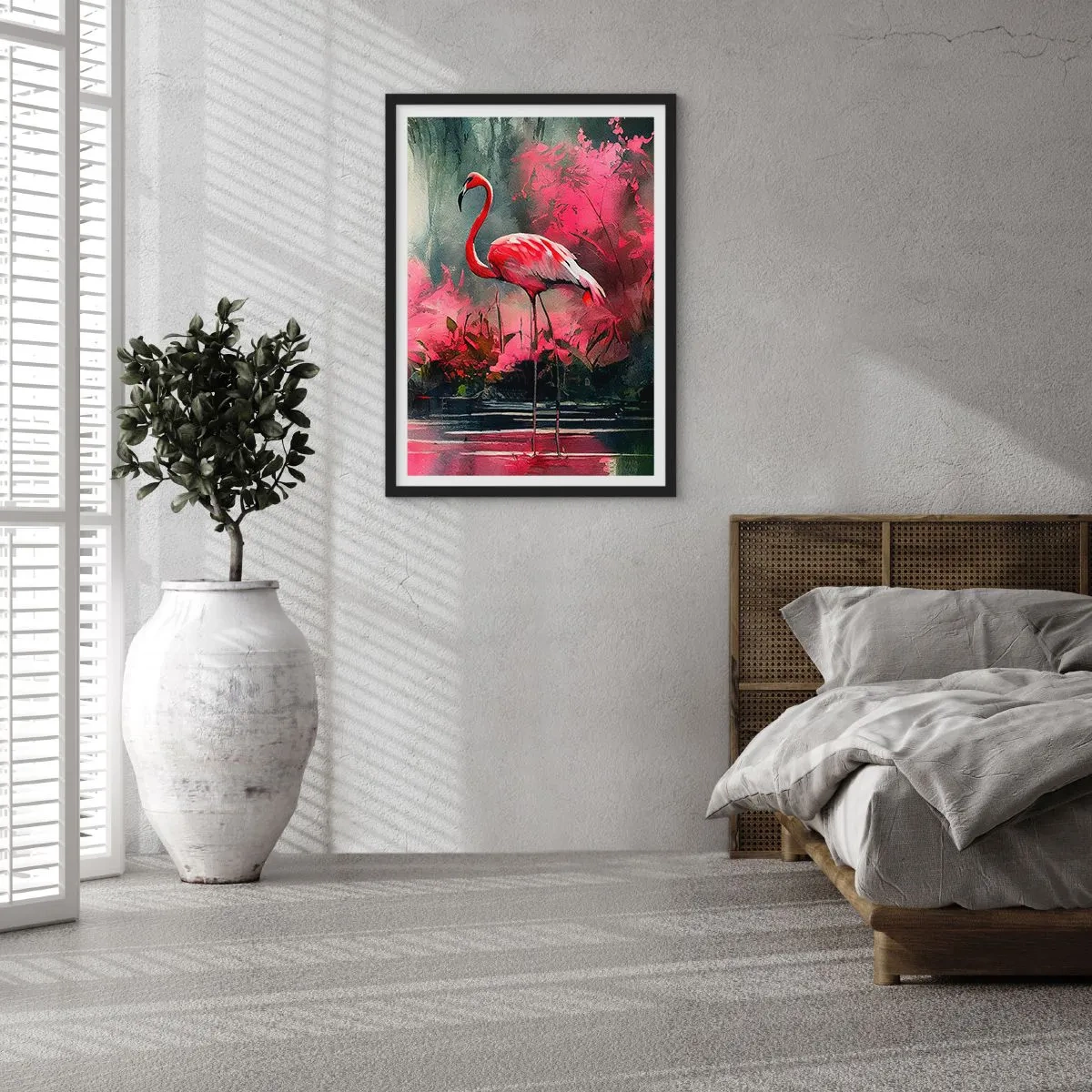 Poster în ramă neagră - O lecție de farmec natural - 61x91 cm