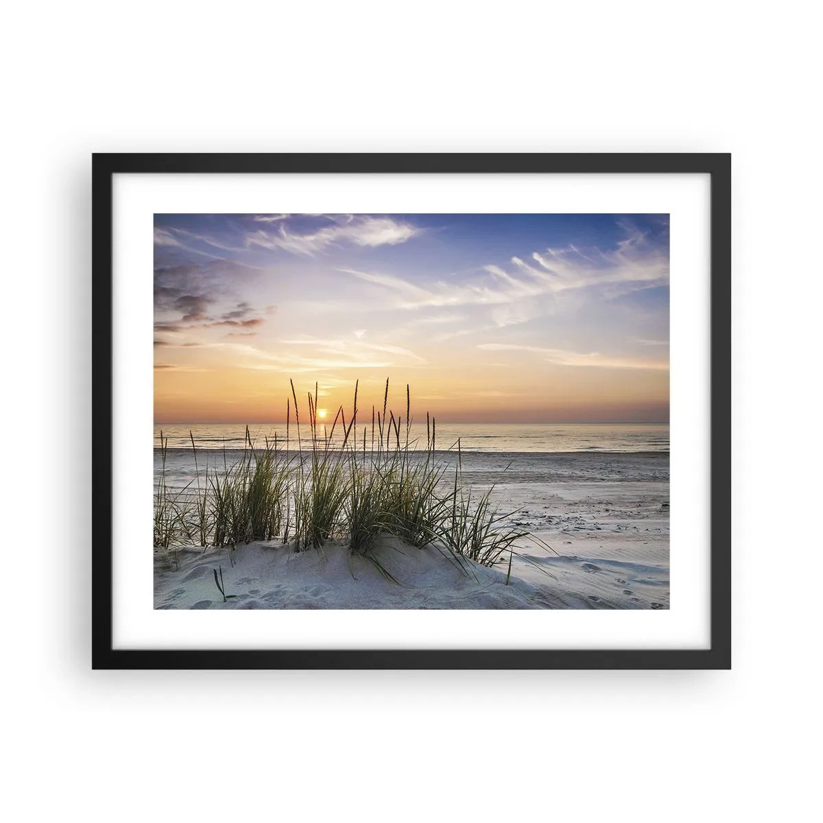 Poster în ramă neagră - Privește, gândește, simte - 50x40 cm