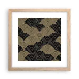 Poster în ramă de stejar deschis - Unitate în multiplicitate - 30x30 cm