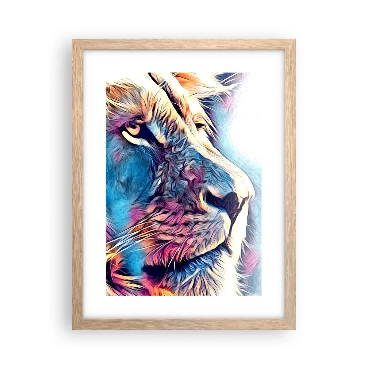 Poster în ramă de stejar deschis - Înțelepciunea naturii - 30x40 cm