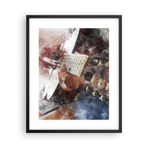 Poster în ramă neagră - Și ce părere ai? - 40x50 cm