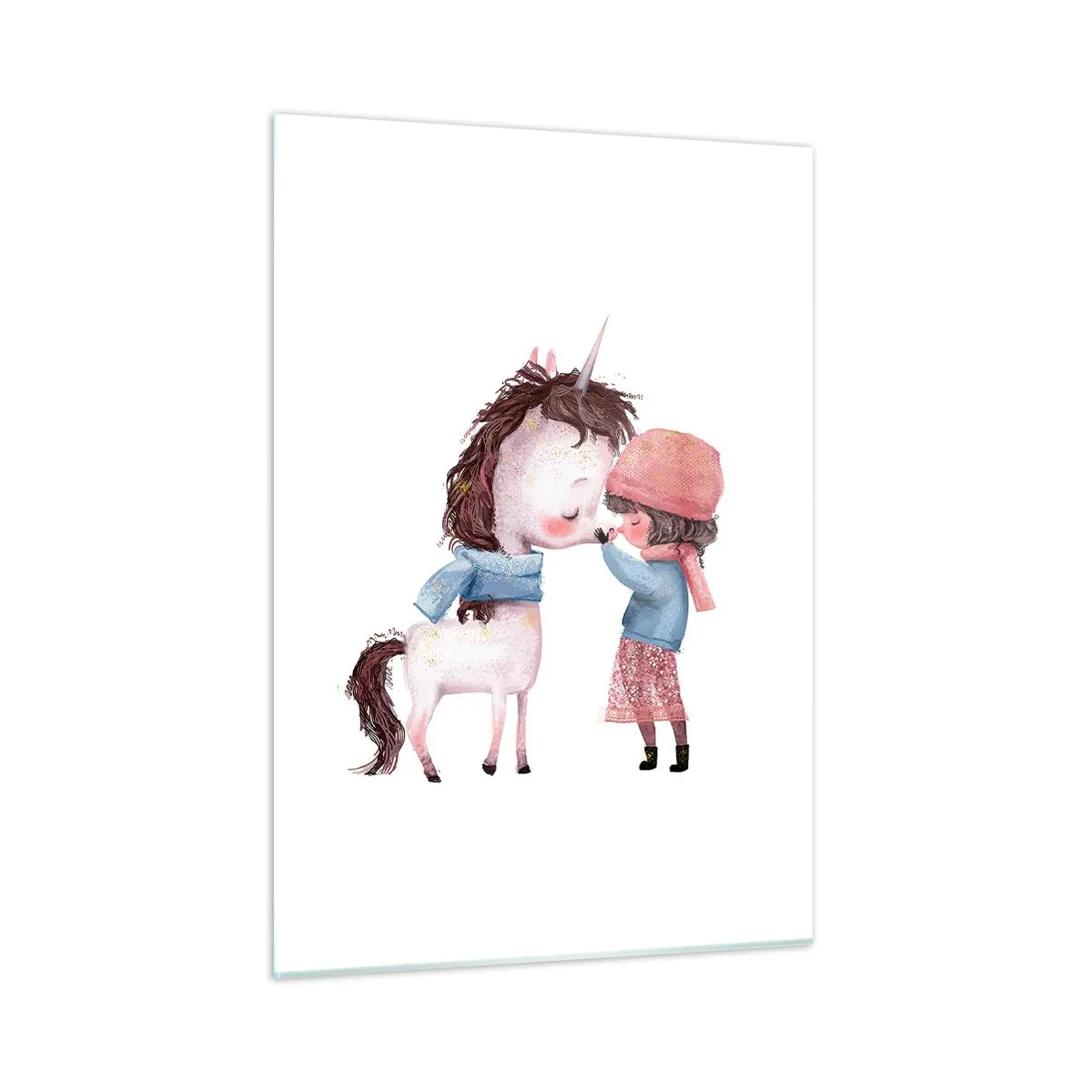 Tablou pe sticlă - O poveste de iarnă - 50x70 cm