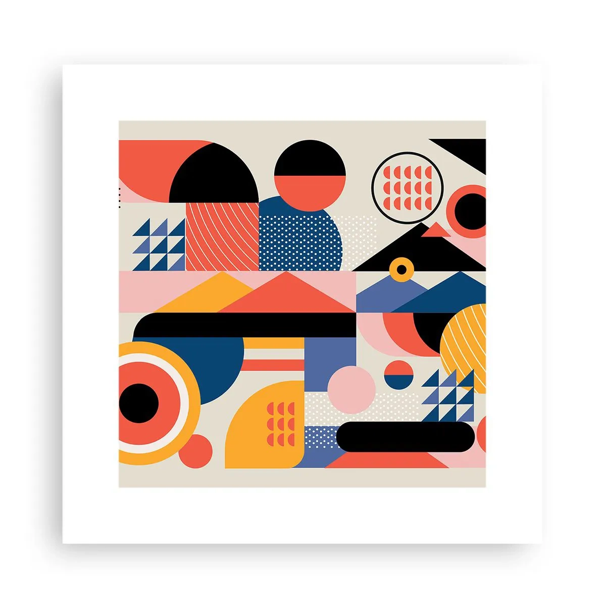 Poster - Compoziție: joacă-te - 30x30 cm