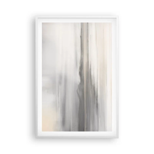 Poster în ramă albă - Gândul îndepărtat - 61x91 cm