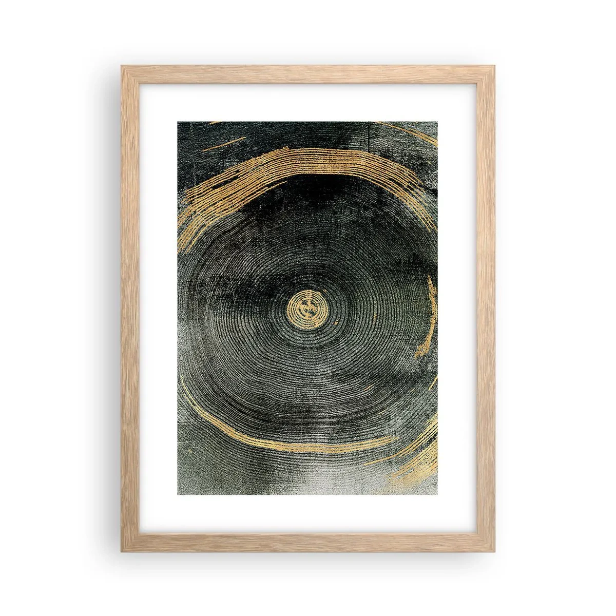 Poster în ramă de stejar deschis - Schimbare și persistență - 30x40 cm