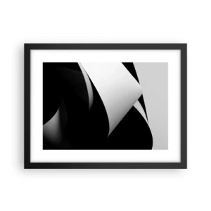 Poster în ramă neagră - Planuri de lumină din adâncurile umbrelor - 40x30 cm