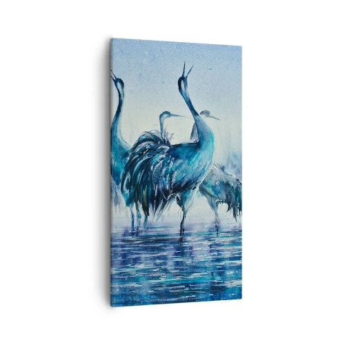 Tablou pe pânză - Întâlnirea de dimineață - 55x100 cm