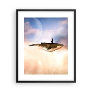 Poster în ramă neagră - O călătorie suprarealistă - 40x50 cm