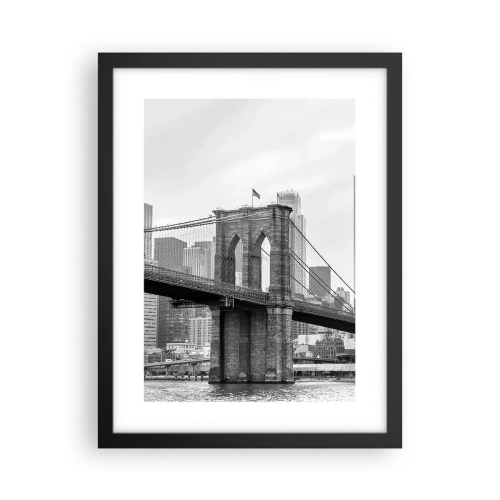 Poster în ramă neagră - New York vibes - 30x40 cm