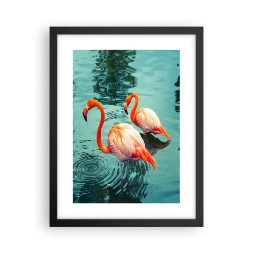 Poster în ramă neagră - Suntem bune de revistele de modă - 30x40 cm