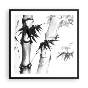 Poster în ramă neagră - Primul-plan al Orientului - 60x60 cm