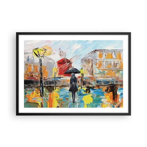 Poster în ramă neagră - Legende pariziene - 70x50 cm