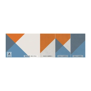 Mostră tapet Premium Sand - La un unghi drept - Abstracția, Bucată, Artă Modernă - 100x30 cm