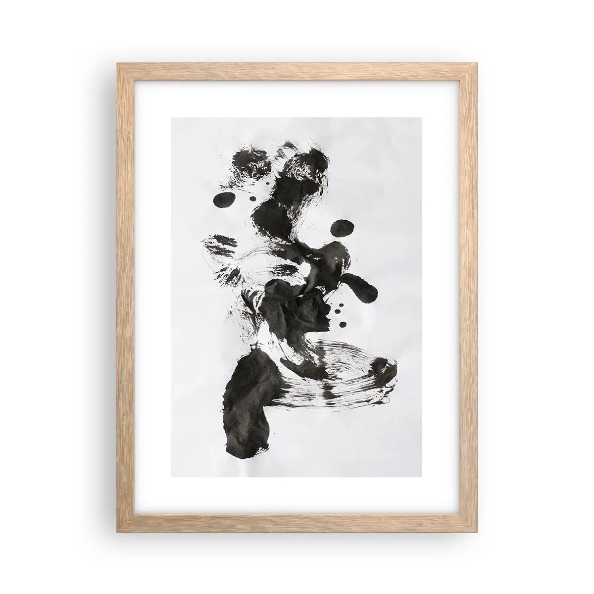 Poster în ramă de stejar deschis - Metodă în nebunie? - 30x40 cm