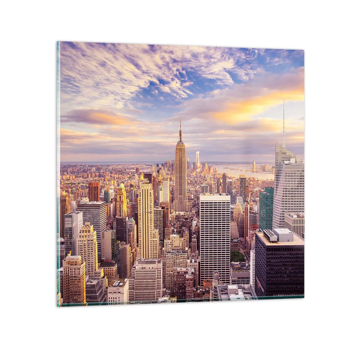 Tablou pe sticlă - Ajungeți la nori înșiși - 50x50 cm