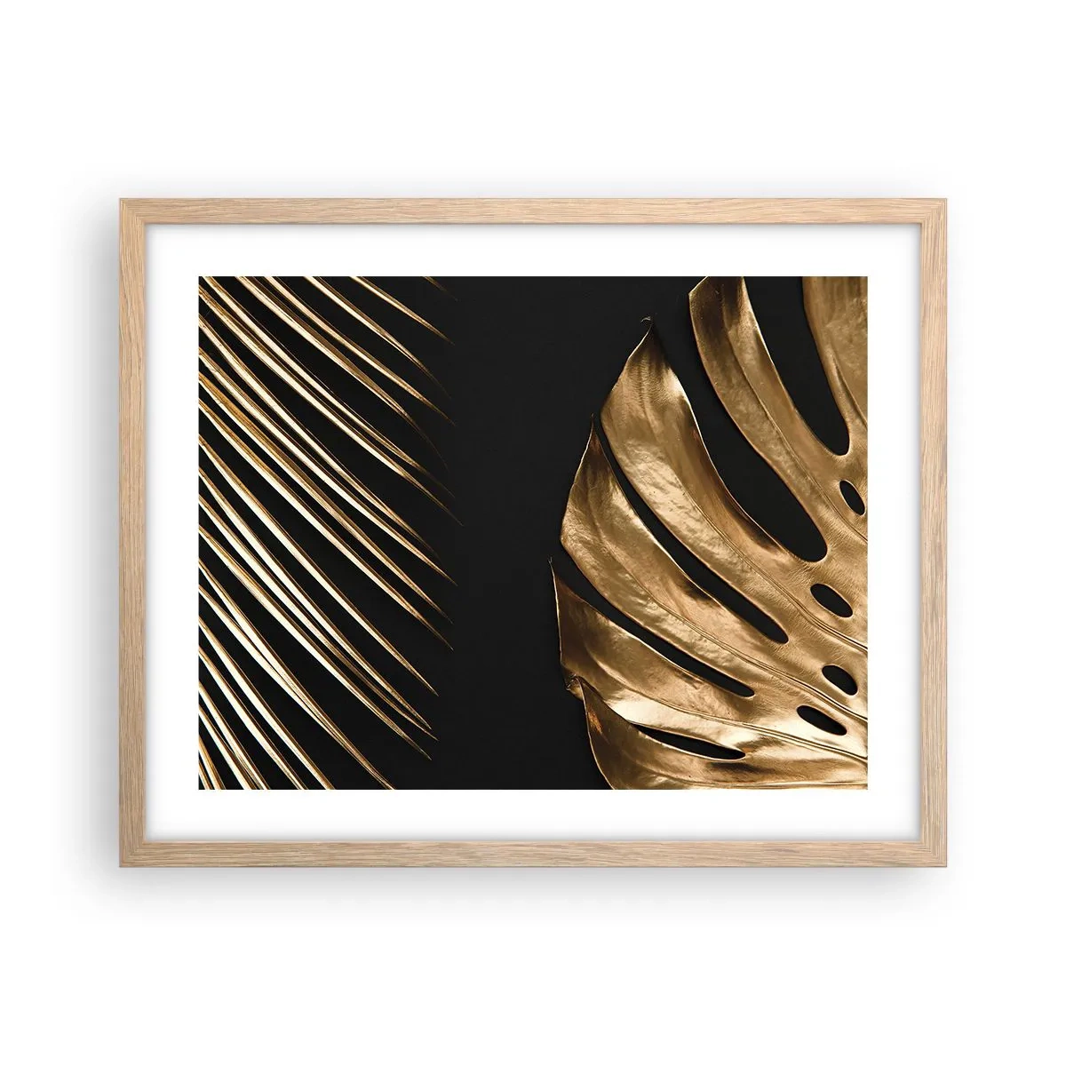Poster în ramă de stejar deschis - Diferite și la fel de scumpe - 50x40 cm