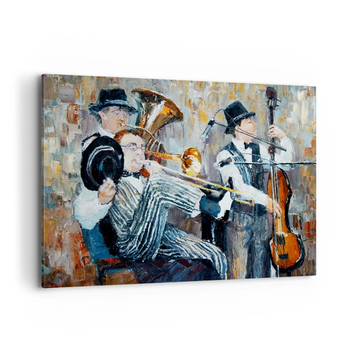Tablou pe pânză - Numai jazz - 120x80 cm