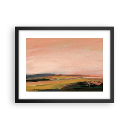Poster în ramă neagră - Tonalitatea de roz - 40x30 cm