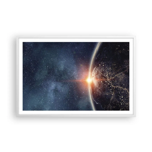 Poster în ramă albă - Într-o nouă perspectivă - 91x61 cm