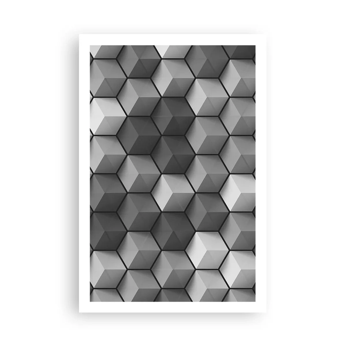 Poster - Puzzle cubist - 61x91 cm