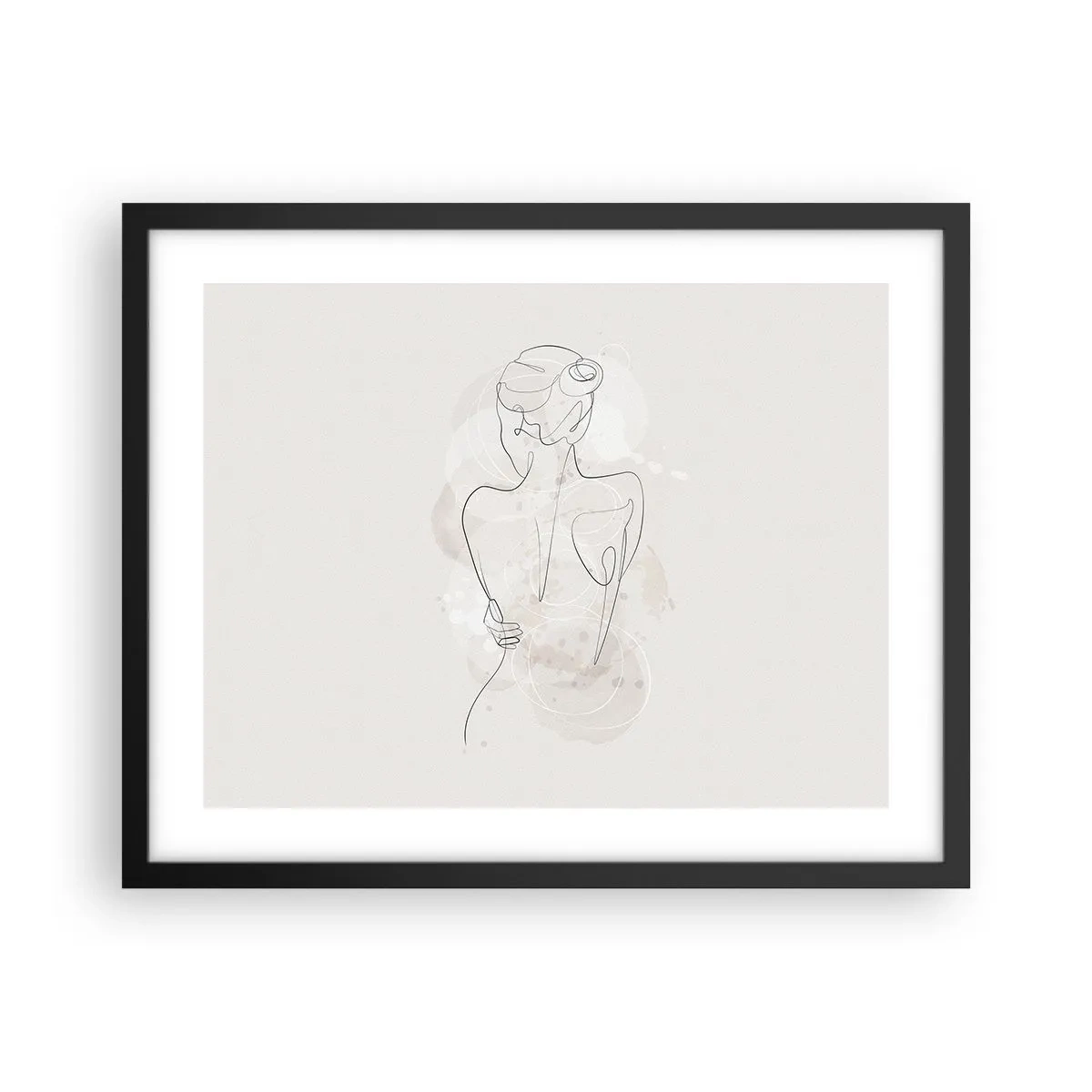 Poster în ramă neagră - Ca un instrument sensibil - 50x40 cm