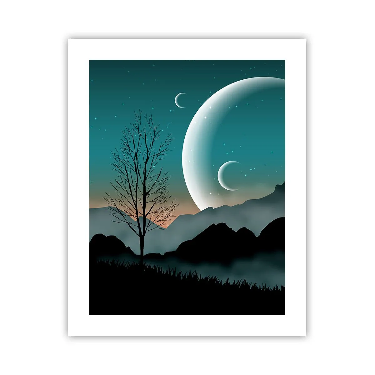 Poster - Carnavalul unei nopți înstelate - 40x50 cm