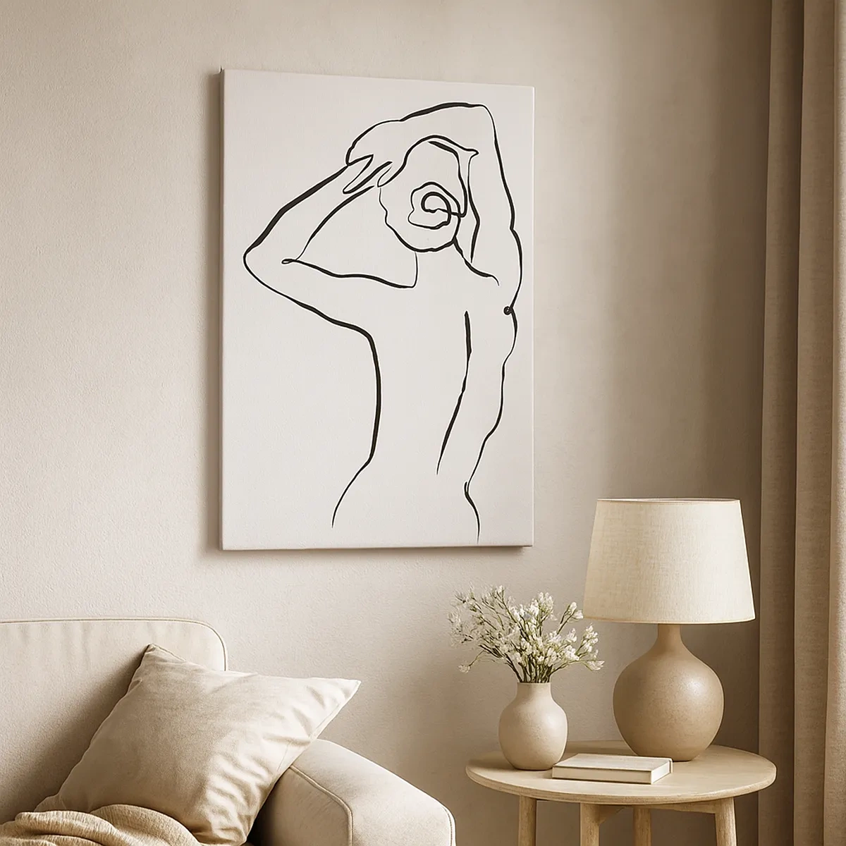 Tablou pe pânză - Nud de dimineață - 50x70 cm