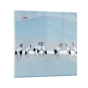 Tablou pe sticlă - După o zi fierbinte - 30x30 cm