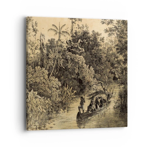 Tablou pe pânză - Călătorie la sursă - 40x40 cm