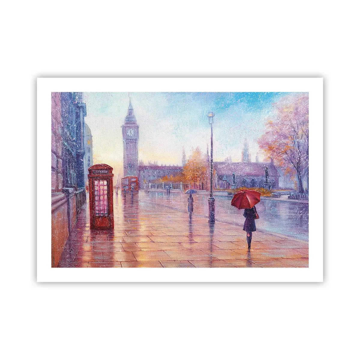 Poster - O zi de toamnă londoneză - 70x50 cm