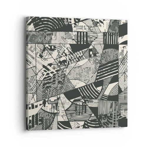 Tablou pe pânză - Dinamica de astăzi - 40x40 cm