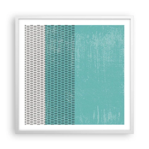 Poster în ramă albă - Compoziție echilibrată - 60x60 cm