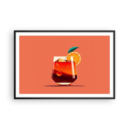 Poster în ramă neagră - Răcoare de vară - 91x61 cm