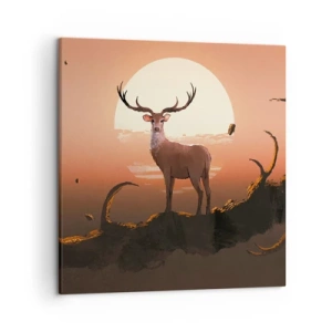 Tablou pe pânză - Această noapte este diferită de oricare alta - 50x50 cm