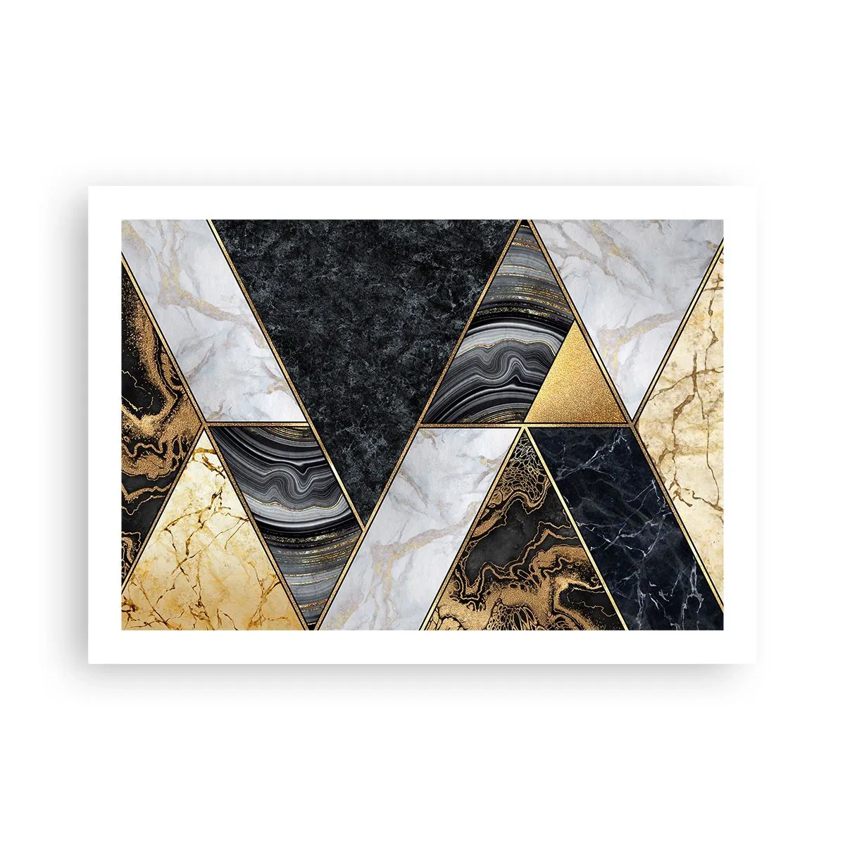 Poster - Piatră cu piatră - 70x50 cm