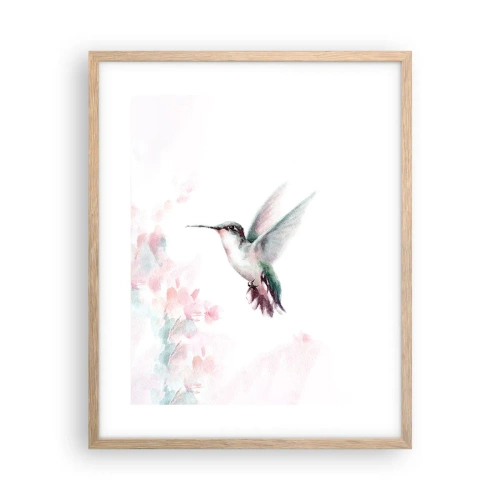 Poster în ramă de stejar deschis - Oprit în mișcare - 40x50 cm