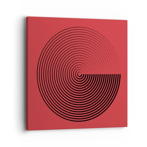 Tablou pe pânză - Mișcare circulară - 40x40 cm