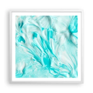 Poster în ramă albă - Împreună pentru totdeauna - 60x60 cm