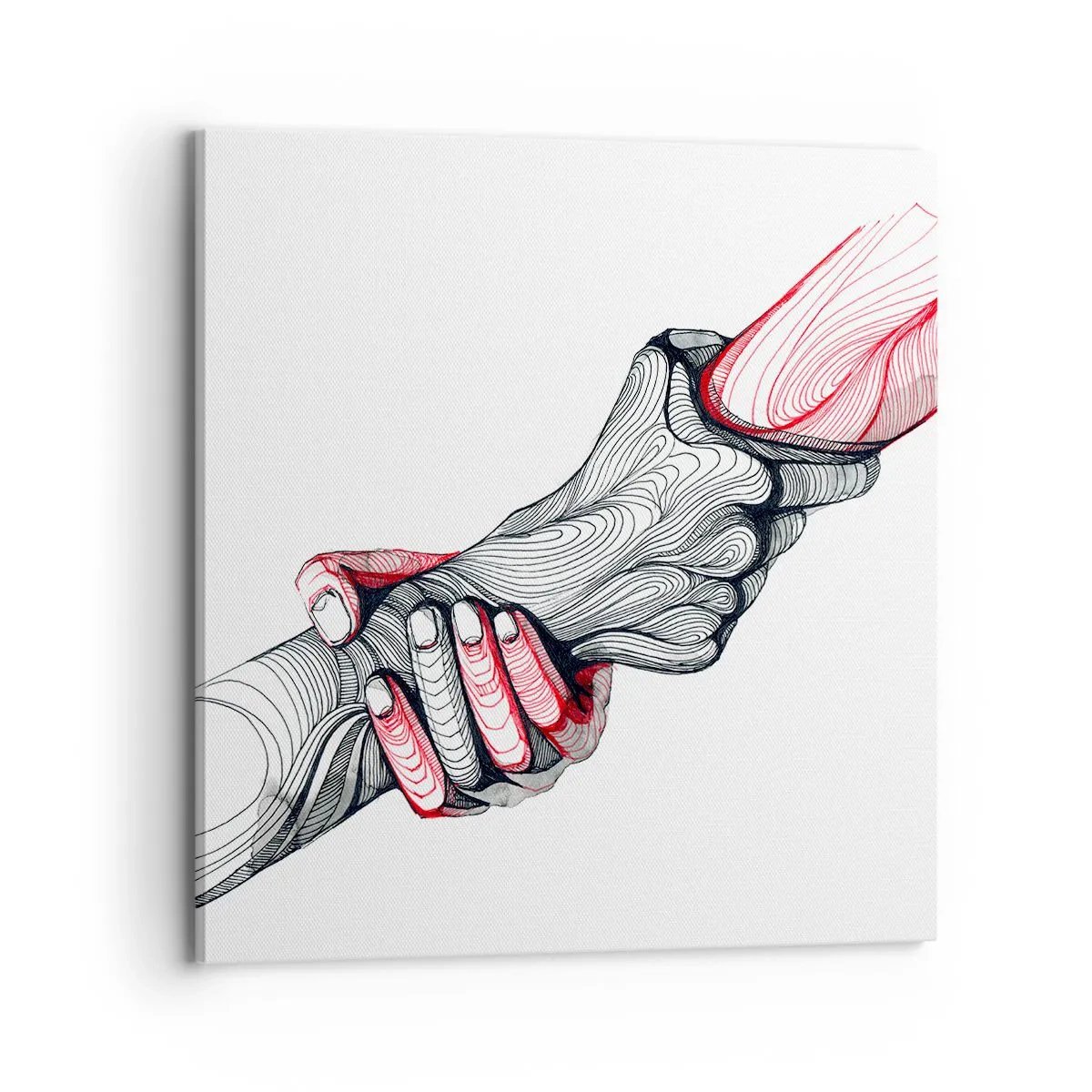 Tablou pe pânză - Ești pe mâini bune - 70x70 cm