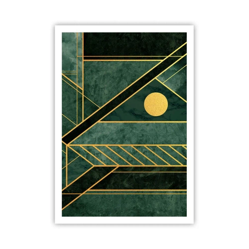 Poster - Dinamica aurului și a azurului - 70x100 cm