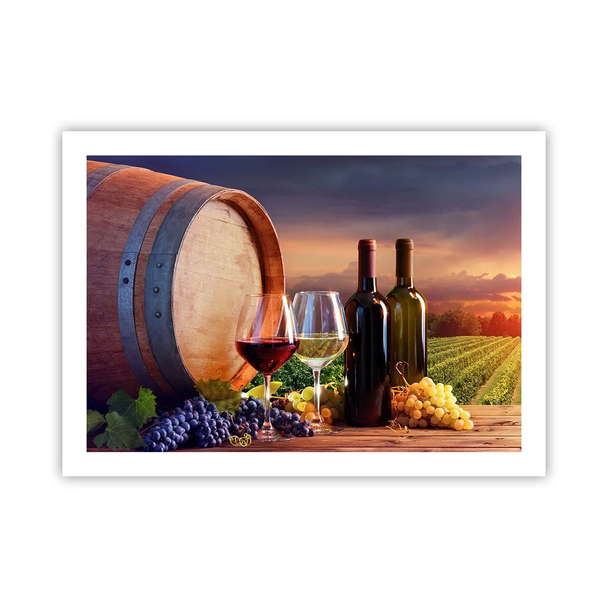 Poster - Aici viața are un gust - 70x50 cm